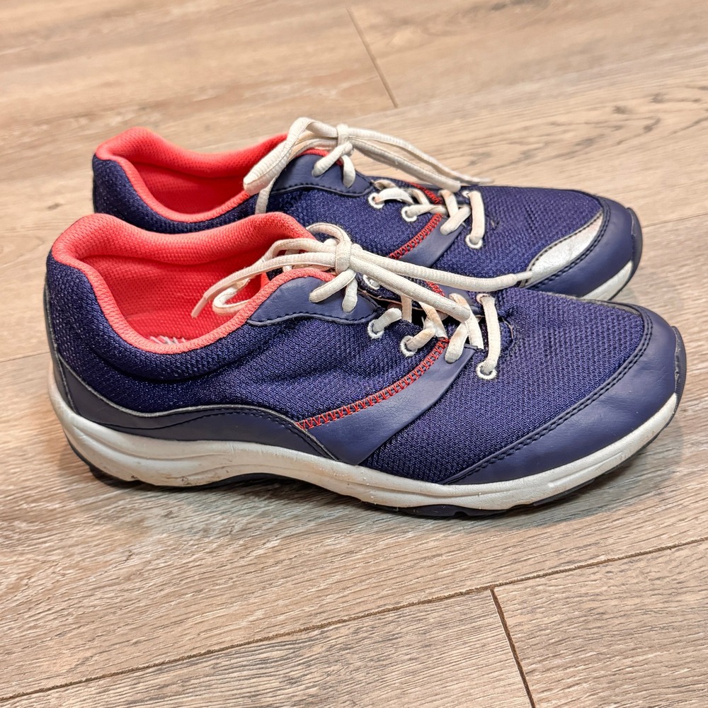 Vionic‎ Kona Womens Navy Pink Athletic Comfort Walking Shoes Size 8.5